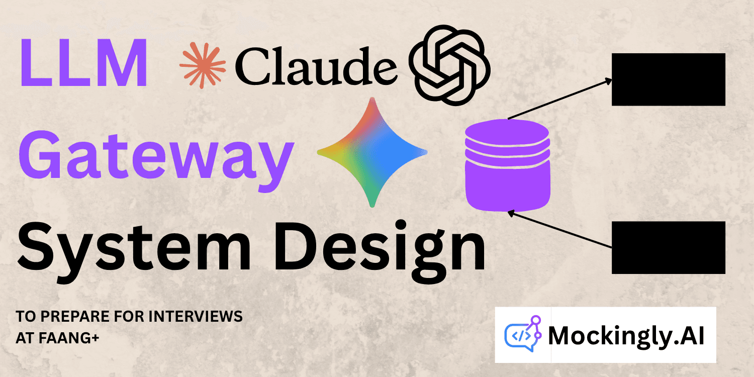 LLM Gateway System Design Interview Guide: Token-Aware Rate Limiting, Routing & Semantic Caching