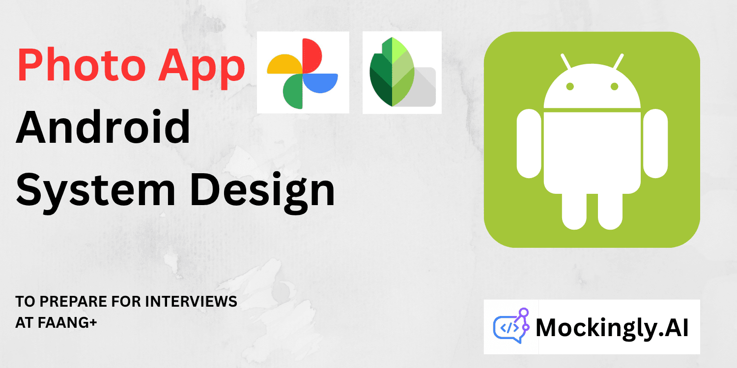 Android System Design: Design a Photo Sharing App