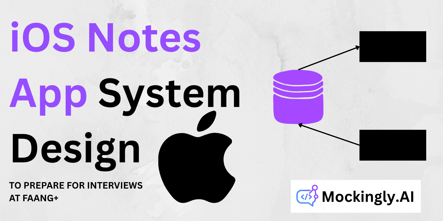 iOS Notes App System Design Interview Guide: Offline Sync, Rich Text & iCloud